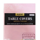 Imperial Plastics, Table Cover Pink Heavy Duty Rectangle Plastic (12 Pack)