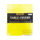 Imperial, Table Cover 54 x 108 in Yellow (12 Pack)
