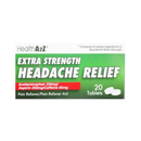 Health A2z, Headache Relief Extra Strength, 20 ct, 250 mg (24 Pack)