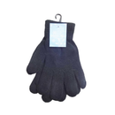 Ladies Gloves Knitted Solid Black (12 Pack)