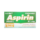 Health A2z, Aspirin Chewable Orange, 36 ct, 81 mg (24 Pack)