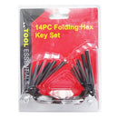 Kingman, Folding Hex Key Set 14pc, 14 ct (12 Pack)