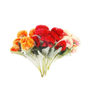 Carnation, Flower Artificial Assorted Colors, 12.5 in (24 Pack)