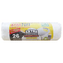Xtra Tuff, Trash Bags Extra Strong 26 ct White, 13 gal (48 Pack)