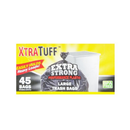 Xtra Tuff, Trash Bags Black, 45 ct, 30 gal (12 Pack)