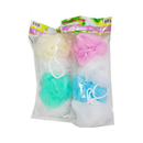 Bath Sponge Assorted Colors, 4 ct (24 Pack)
