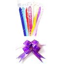 Ribbon Pull Flower With Gold Line, 1 in (20 Pack)