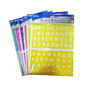 Letter Stencils Set Assorted Colors, 2 ct (24 Pack)