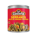 La Costeña, Serranos Peppers, 7 oz (24 Pack)