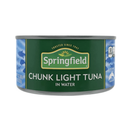 Springfield, Chunk Light Tuna In Water, 5 oz (48 Pack)