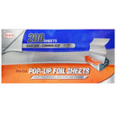 Ri-Pac, Aluminum Pop-Up Foil Sheets, 200 ct (12 Pack)