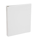 Binder White With Pockets, 1 in (24 Pack)