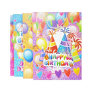 Gift Bags 3D Happy Birthday Large Assorted (12 Pack)