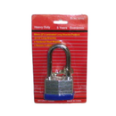Padlock 2.5 in Long Shackle Laminated, 50 mm (12 Pack)