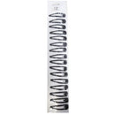 UBC, Hair Metal Snaps Black, 16 ct (12 Pack)