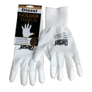 Diesel, Golden Touch White Gloves Large (12 Pack)