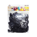 Balloons Black, 50 ct, 12 in (12 Pack)
