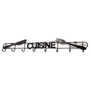 Cuisine Kitchen Utensils Hanger Black (10 Pack)