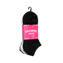 Ladies Socks No Show Assorted, 5 ct (12 Pack)