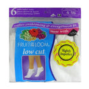 Fruit of the Loom, Low Cut Socks 4-, 6 ct (10 Pack)