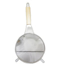 Strainer Wooden Handle Stainless Steel, 7.1x15 in (12 Pack)