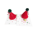 X-Mas Hair Snap Red Hat, 1 ct (12 Pack)