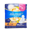 Always, Maxi Pads With Wings Overnight, 16 ct (12 Pack)