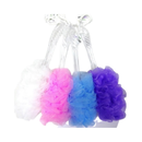 Bath Scrubber with Handle Assorted Colors (24 Pack)
