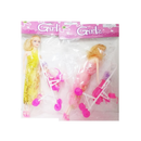 Toy Doll with Baby & Stroller Assorted (24 Pack)
