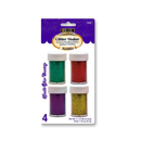 Glitter Shakers 4 ct Assorted Colors, 8 g (24 Pack)