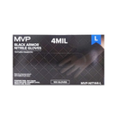 MVP, Nitrile Gloves LG Black, 100 ct (10 Pack)
