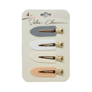 Hair Metal Snaps Assorted, 4 ct (12 Pack)