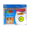 Show, Fruit O.T Lm Socks 4- No Show, 6 ct (10 Pack)