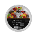 Ideal, Plastic Cake Plates White 1, 7 in (4 Pack)