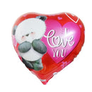 Balloons Foil Red I LOVE YOU, 18 in (20 Pack)
