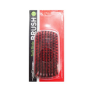 Hair Brush Wood Red, 4 in (12 Pack)