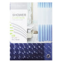 Stella Home Deco, Shower Curtain Blue (12 Pack)