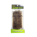 Hair Military Brush Wood, 4 in (12 Pack)