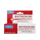 Lucky, Bacitracin Zinc Antibiotic Cream, 0.5 oz (24 Pack)