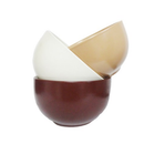 Bowl Ceramic Assorted Colors, 5.3 in (24 Pack)