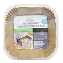 Table King, Air Fryer Liners Square Brown Paper, 50 ct (12 Pack)