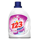 1-2-3, Liquid Detergent Con Suavizante, 4.65 l (4 Pack)