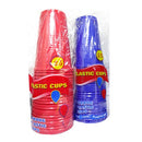 Plastic Cups 25 ct Assorted Colors, 9 oz (48 Pack)