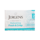 Jergens, Bath Soap 2 ct Fresh & Crisp, 6 oz (24 Pack)