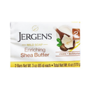 Jergens, Bath Soap 2 ct Shea Butter, 6 oz (24 Pack)