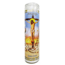 Brilux, Candle Justo Juez White, 8 in (12 Pack)