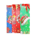 X-Mas Gift Bags Wine Bag Assorted (12 Pack)