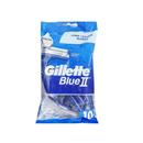 Gillette, Blue II Razor 2 Blades, 10 ct (12 Pack)