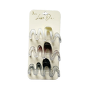 Hair Clips Assorted Colors, 3 ct (12 Pack)
