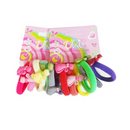 UBC, Hair Elastic Ties Assorted Colors, 6 ct (12 Pack)